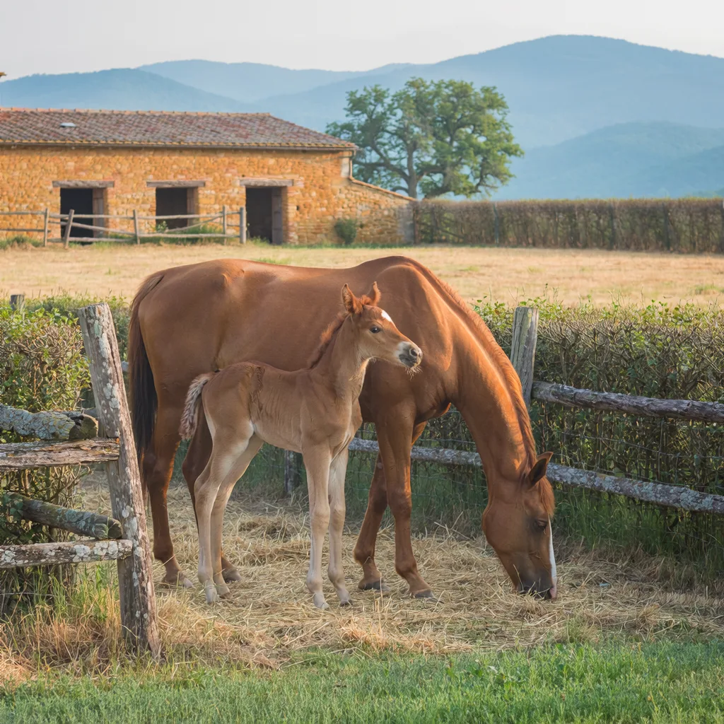 Élevage de chevaux, Centre équestre d'Izernore, Izernore