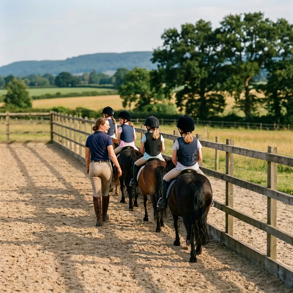 Cours de poney à Izernore, Ain